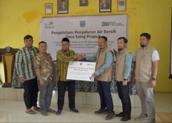 PLN UIP KLT Wujudkan Akses Air Bersih Untuk 112 KK di Desa Saing Prupuk