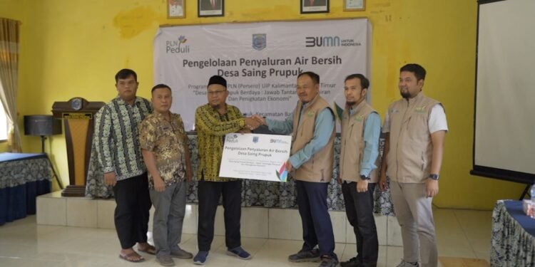 PLN UIP KLT Wujudkan Akses Air Bersih Untuk 112 KK di Desa Saing Prupuk