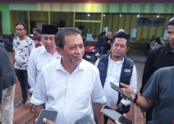 Cawagub Kaltim Hadi Mulyadi bersama Ketua Tim Pemenangan Bontang Maming dan Amriadi