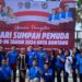 Foto bareng pengurus KNPI Bontang bersama Sekretaris Daerah Aji Erlynawati