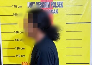 Unit Reskrim Polsek Muara badak mengamankan pelaku terkait tindak pidana penganiayaan