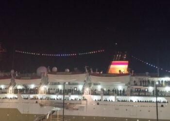 Ilustrasi kapal KM Binaiya