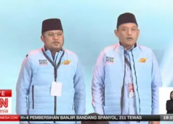 Tangkapan layar debat kedua Rudy -Seno (screenshot youtube CNN))
