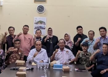 Andi Sofyan Hasdam, menerima kunjungan Forkoda