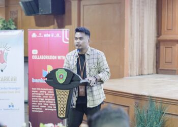 Pemuda Bontang Muhammad Husni Mubarak, mengikuti kegian workshop Capacity building (Foto Ist)