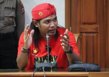 Ketua umum Federasi Persatuan Buruh Militan Konfederasi Kongres Aliansi Serikat Buruh Indonesia (FPBM-KASBI) Kutim Bernadus A. Pong