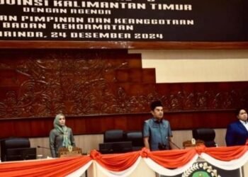 Rapat penetapan AKD DPRD Kaltim (Foto Ist)