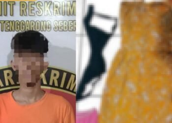 Pelaku Rudapaksa Anak di Bawah Umur, Diamankan Polsek Tenggarong Seberang (Foto Ayb)