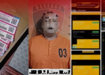 Polsek Loa Kulu berhasil mengungkap kasus dugaan tindak pidana judi online (Foto Humas Polsek)