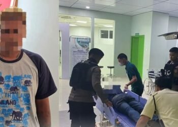 Polres Kukar amankan pelaku penganiayaan (Foto Put)