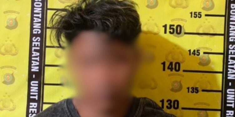Pelaku pencabulan di Bontang ditangkap Polsek Bontang Selatan (Foto Ayb)