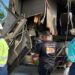 Kondisi Bus usai tabrak Truk di Balikpapan (Foto Put)