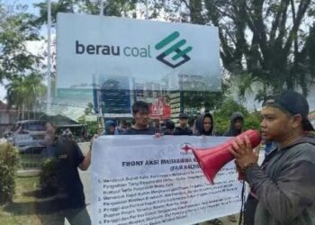 FAM Kaltim Desak PT Berau Coal Lakukan Reklamasi dan Diberikan Sanksi (Foto Cuitan)