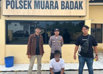 Polsek Muara Badak Tangkap Pelaku Pencurian (Foto Ayb)