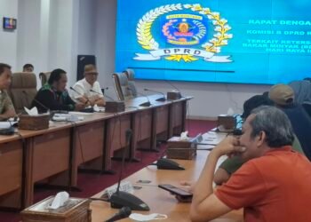 Rapat Dengar Pendapat terkait ketersediaan Bahan Bakar Minyak (BBM) menjelang Idulfitri 2025. (Ayb)