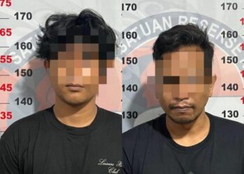 Dua Tersangka Kasus Narkoba Ditangkap Polres Bontang (Foto Ayb)