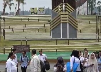 500 Aparatur Sipil Negara (ASN) dan pegawai Otorita Ibu Kota Nusantara (IKN) mulai berkantor di IKN (Ist)