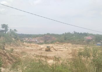 Diduga aktivitas galian C di Kanaan Bontang (Ist)