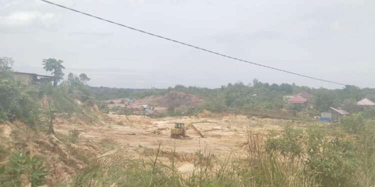 Diduga aktivitas galian C di Kanaan Bontang (Ist)