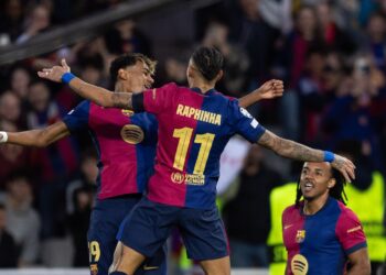 Seleberasi Raphinha dan Lamine Yamal, (FC Barcelona)