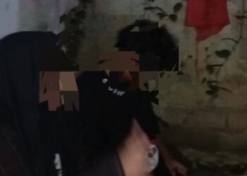 Satu pasangan suami istri yang diamankan tim razia gabungan (Ayb)