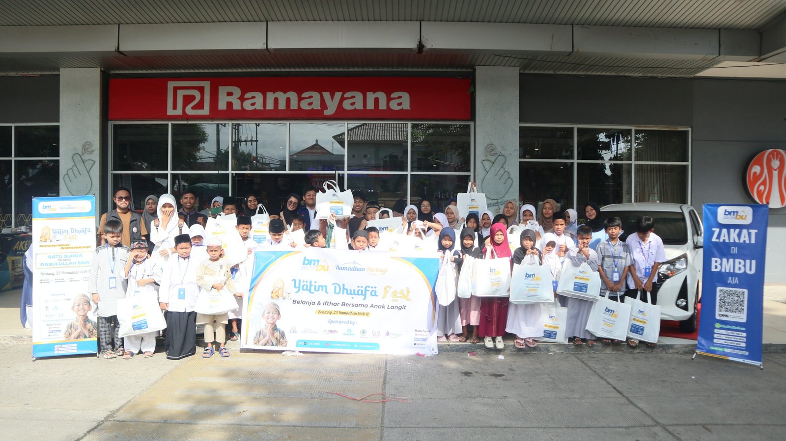 LAZ BMBU Gelar Kegiatan Sosial untuk Anak Yatim Dhuafa di Kota Bontang