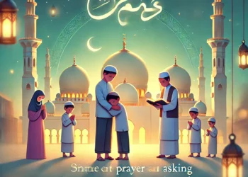 Ilustrasi Doa Ramadhan Hari ke-8 (ChatGPT)