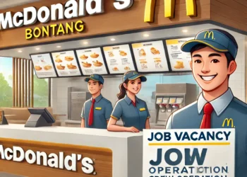 Ilustrasi lowongan kerja McDonald's (ChatGPT)