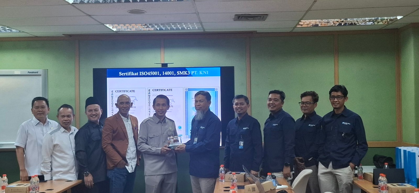 Kunjungan Komisi A DPRD Bontang ke PT Kaltim Nitrate Indonesia