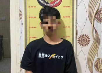 Pria berinisial BA diamankan polisi karna narkoba. (Ist)