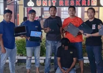 Pelaku Pencurian di SMPN 3 Loa Kulu Ditangkap Polisi. (Ist)