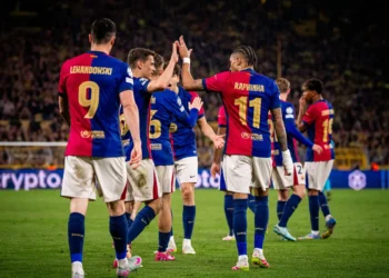 Pemain Barcelona. (Foto Barcelona.com)