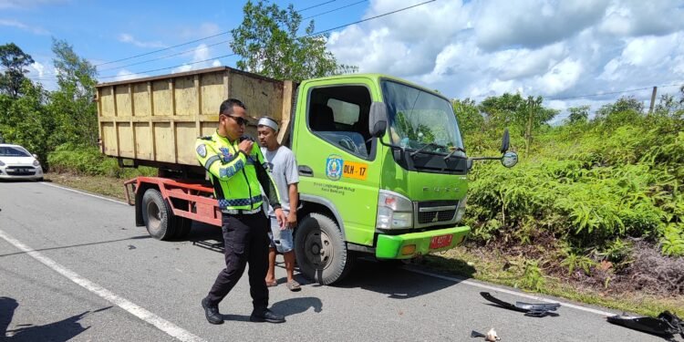 Kecelakaan Lalu Lintas di Jalan Soekarno Hatta, Bontang. (Ist)