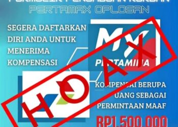 Polres Bontang Klarifikasi Hoaks Kompensasi Uang dari Pertamina: Masyarakat Diminta Waspada. (Ist)