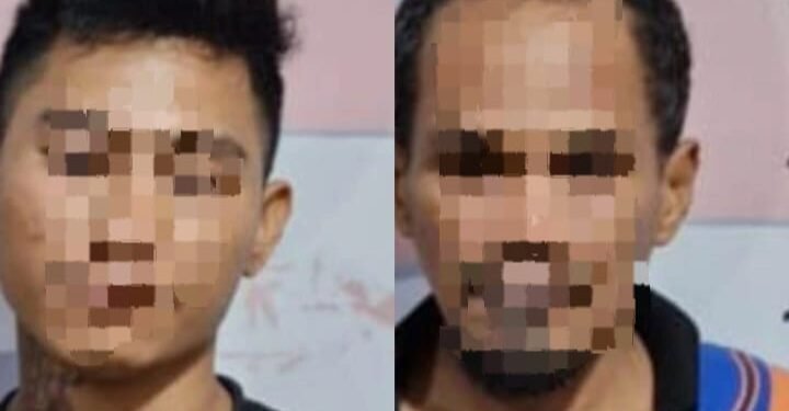 2 Pria yang Diduga Terlibat Peredaran Narkotika Jenis Sabu. (Ayb)