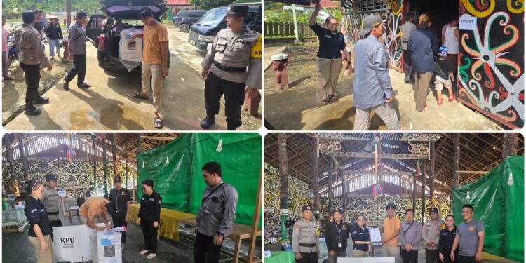 Jelang PSU Kukar 2025, Polres Bontang Pastikan Kesiapan Total di Lapangan. (Foto Humas Polres Bontang)