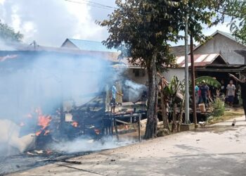 Samarinda Dilanda Kebakaran, 8 Bangunan Hangus Terbakar. (Ist)