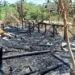 Kondisi kebakaran di Desa Lekaq Kidau, Kecamatan Sebulu, Kabupaten Kutai Kartanegara (Kukar), tiga Rumah ludes. (Foto Polsek Sebulu)