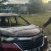 Kondisi mobil setelah terbakar