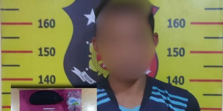 Polsek Samboja Tangkap Pengedar Sabu di Handil Baru