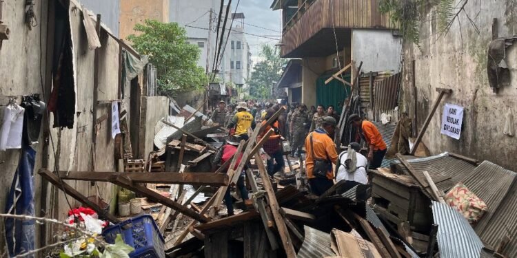 Kondisi Lapak Para Pedagang Pasar Subuh Samarinda yang Dibongkar Tim Gabungan
