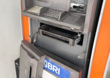 Mesin ATM BRI di Bontang Rusak