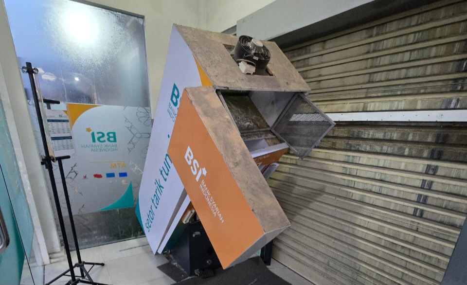 Mesin ATM BSI di Bontang ditemukan kondisi rusak