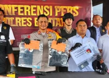 Kapolres Bontang, AKBP Alex FL Tobing, dalam konferensi pers yang digelar Rabu, 7 Mei 2025