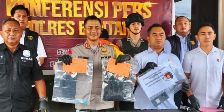 Kapolres Bontang, AKBP Alex FL Tobing, dalam konferensi pers yang digelar Rabu, 7 Mei 2025