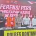 Konferensi pers Polres Bontang, terkait pelecehan seksual