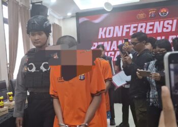 Konferensi Pers Polres Bontang ungkap kasus persetubuhan anak dibawah umur