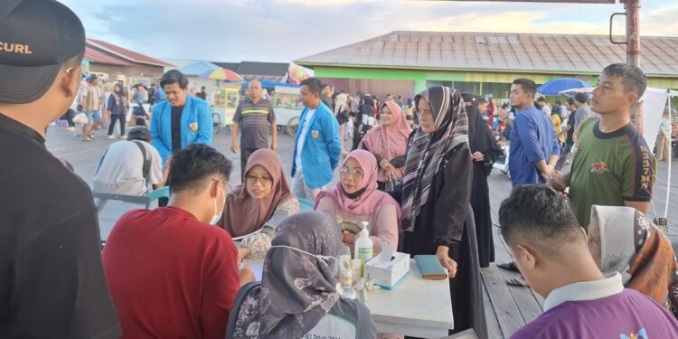 KNPI dan PMI Bontang gelar donor darah dan cek kesehatan gratis