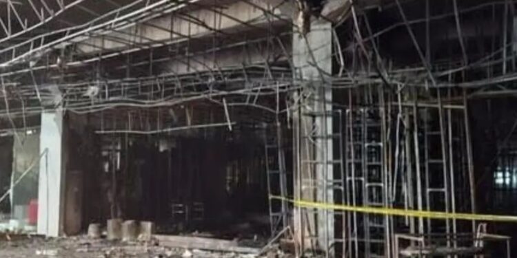 Kondisi Big Mall Samarinda usai kebakaran
