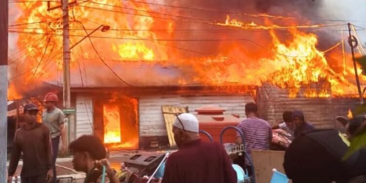 7 Rumah Warga di Kukar Hangus Terbakar